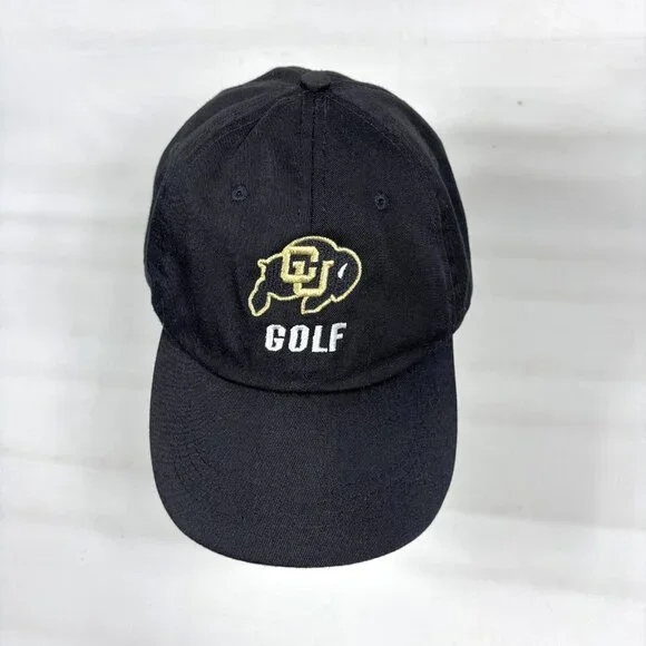 University of Colorado Boulder CU Buffaloes Golf Embroidered Strapback Cap Hat - Picture 6 of 8
